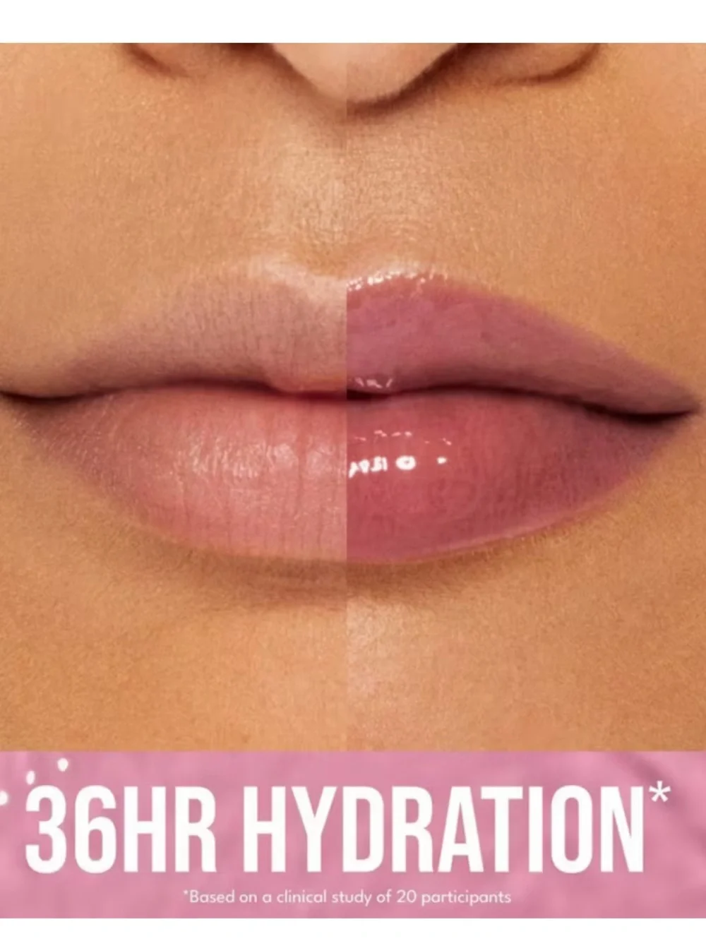 Buxom Power Full Plumping Peptides Lip Tint Lipgloss Balm Rose Glaze BNIB